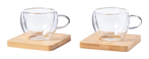 Gladen Set espresso din sticlă
