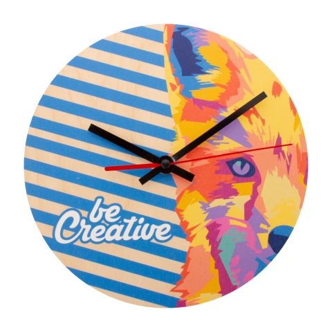 BeTime Wood D ceas perete, personalizat
