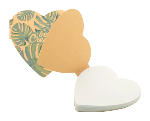 CreaStick Heart Eco Carnețel sticky personalizat