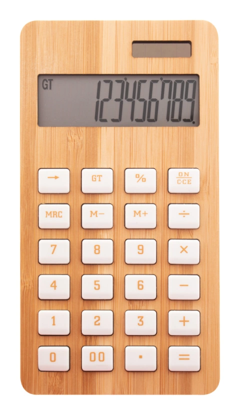 BooCalc Calculator din bambus
