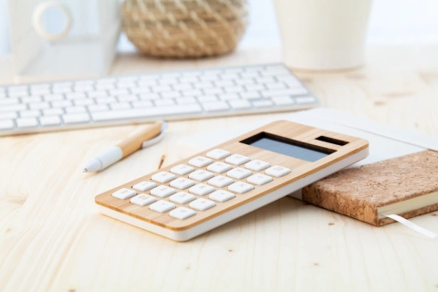 BooCalc Calculator din bambus_3