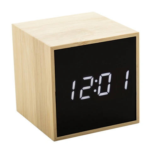 Boolarm ceas din bambus, cu alarma