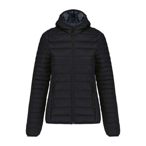 LADIES' LIGHTWEIGHT HOODED PADDED JACKET