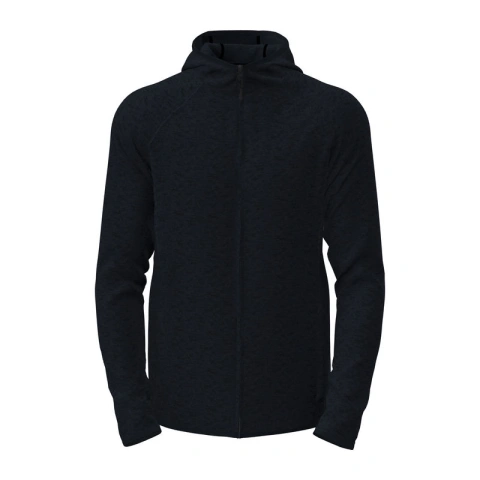 Lux Hooded Knit Fleece Jacket