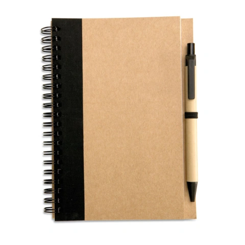 SONORA PLUS Bloc notes reciclat și pix