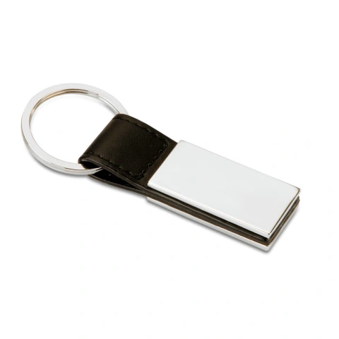 RECTANGLO Breloc PU cu pătrat metalic