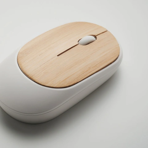 CURVY BAM Mouse fără fir din bambus_4