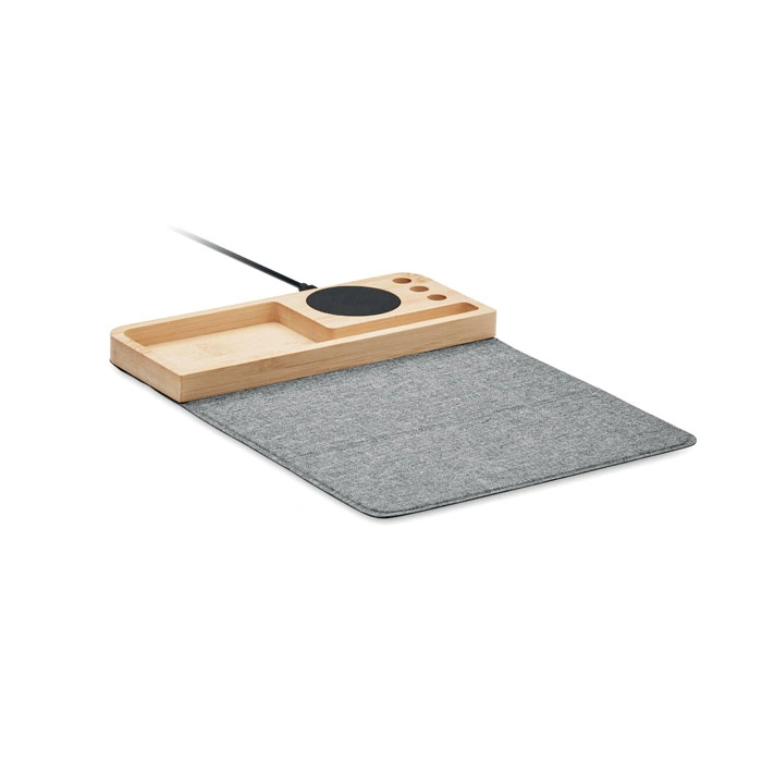 PANDU Încărcător wireless bambus 15W