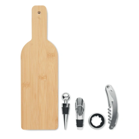 VINOVAULT SET Set de vin în formă de sticlă