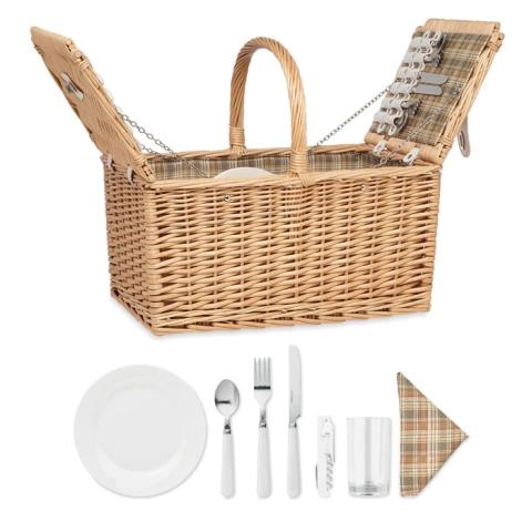 MIMBRE PLUS Coș picnic răchită 4 persoane