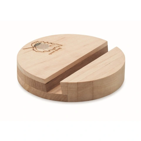 GROW ROUND STAND Suport de telefon mesteacăn