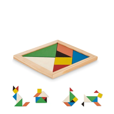 TANGRAM Puzzle Tangram în lemn
