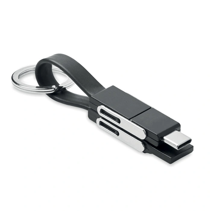 KEY C Breloc cu cablu 4 în 1