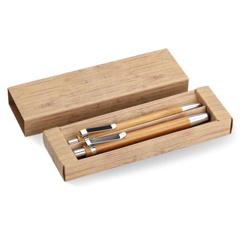 BAMBOOSET Set din pix și creion bambus