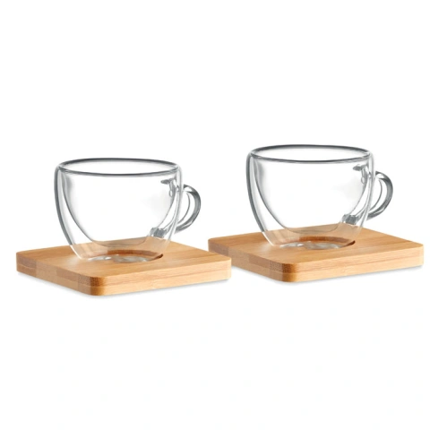BELIZE 2 pahare expresso perete dublu